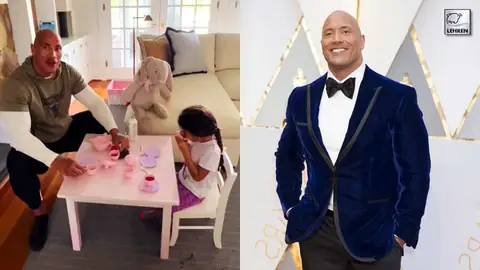 The Rock Shares a Cute Tea Party Video With Her Daughter Tiana, Who Thinks Her Dad is Not “Maui”
